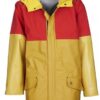 Men's Hooded Yellow Jacket