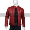 Biker Red Leather Jacket