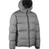 Grey Winter Hooded Down Jacket