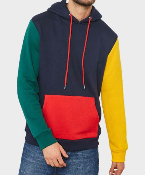 Mens Forever Colorblock Hoodie