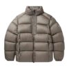 Mens Grey Puffer Jacket