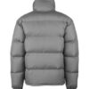 Stylish Grey Meltdown Down Puffer Hooded Jacket