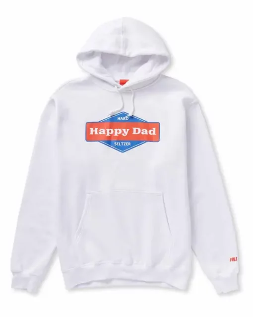 happy dad white Hoodie