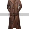 Lambskin Brown Full Body Trench Coat