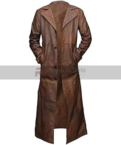 Lambskin Brown Full Body Trench Coat