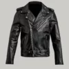 Men Black Leather Jacket