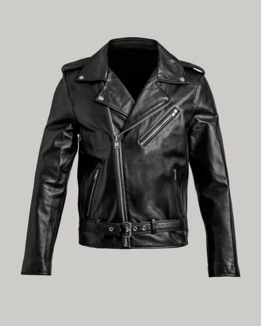 Men Black Leather Jacket