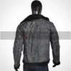 Men’s Aviator Pilot Bomber Fur Jacket - Gray (3)