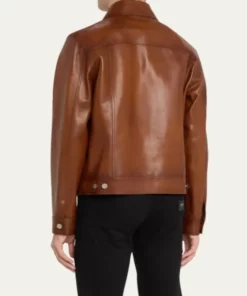 Men’s Leather Trucker Jacket
