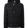 Mens Charcoal Puffer Jacket