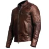 Mens Motorcycle Leather Jacket