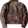 Men Vintage Brown Leather Jacket