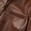 Men's Leather Racer Jacket