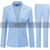 Womens 2 Piece Blue Suit