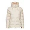 Womens Cream Puffer Jacket