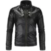 Women's Motorcycle Black Leather Jacket